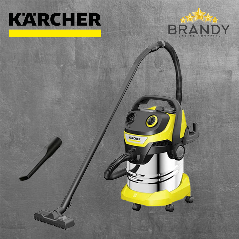 Karcher WD 5 Classic Wet & Dry Vacuum Cleaner 25 L Stainless Steel-1