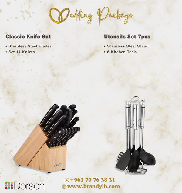 Wedding Package Dorsch #2 Kitchen Wedding Set 76pc Luminarc-8