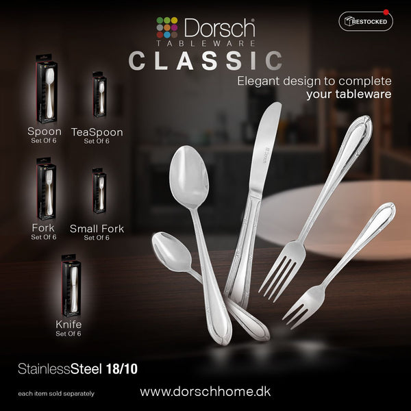 Classic Dinner Knives Set 6pcs