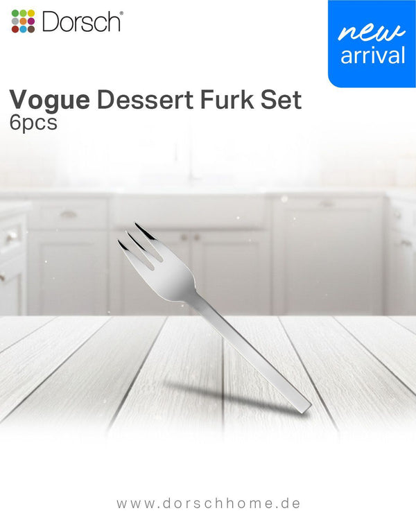 Vogue Dessert Forks Set 6pcs