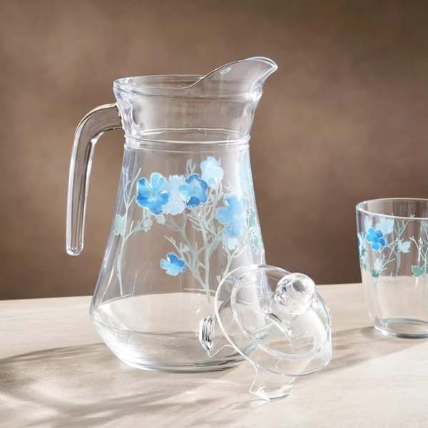 Luminarc Quadrille 7-Piece Drink Set 6 High-Ball Glasses & Jug