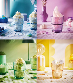 Luminarc Sweet Pie Set 4 Colored Cups-3