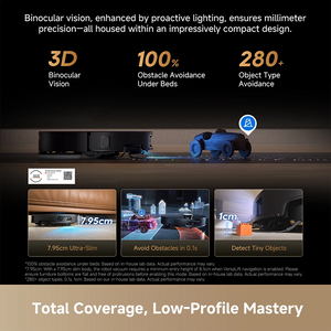 Dreame Robot Vacuum Cleaner X60 Ultra Complete Black 35,000Pa