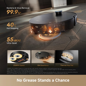 Dreame Robot Vacuum Cleaner X60 Ultra Complete Black 35,000Pa