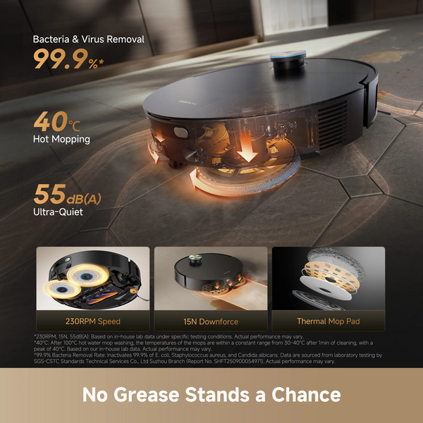 Dreame Robot Vacuum Cleaner X60 Ultra Complete Black 35,000Pa