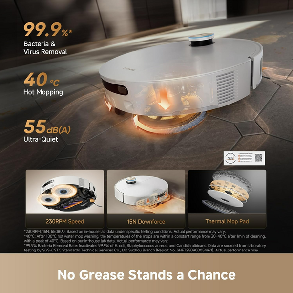 Dreame Robot Vacuum Cleaner X60 Ultra Complete White 35,000Pa-3