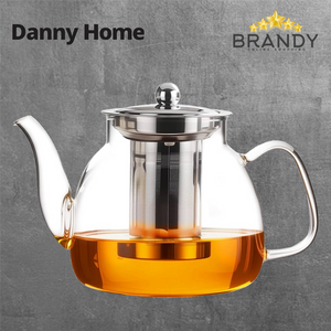 Danny Home Glass Tea Pot 1.15 Liters XF01-04-1