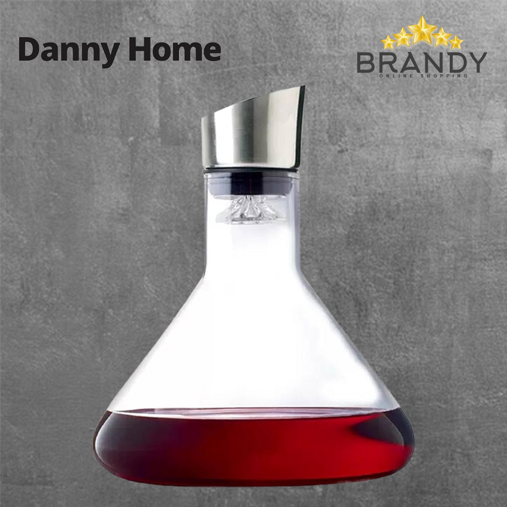 Danny Home Glass Wine Carafe Decanter 1920ml XF010-1