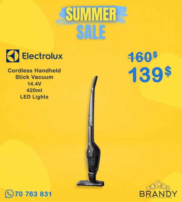 Electrolux 2 in 1 Cordless Handheld Stick Vacuum Cleaner ZB3501EB