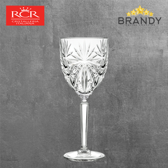 Oasis Wine Glasses Set 6pcs, Crystal Glass, Made in Italy