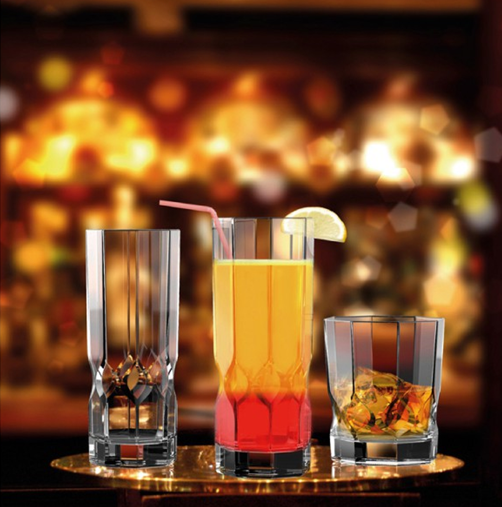 Octime Short Cups Set 6pcs - Glass Drinkware