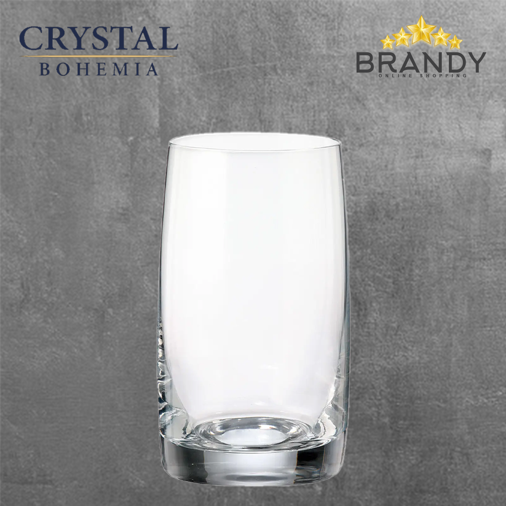 Long Cups Set 6pcs Crystal Glass 250ml