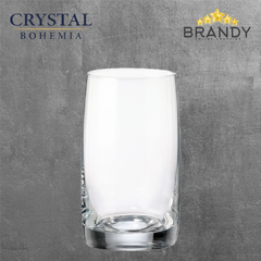 Long Cups Set 6pcs Crystal Glass 250ml
