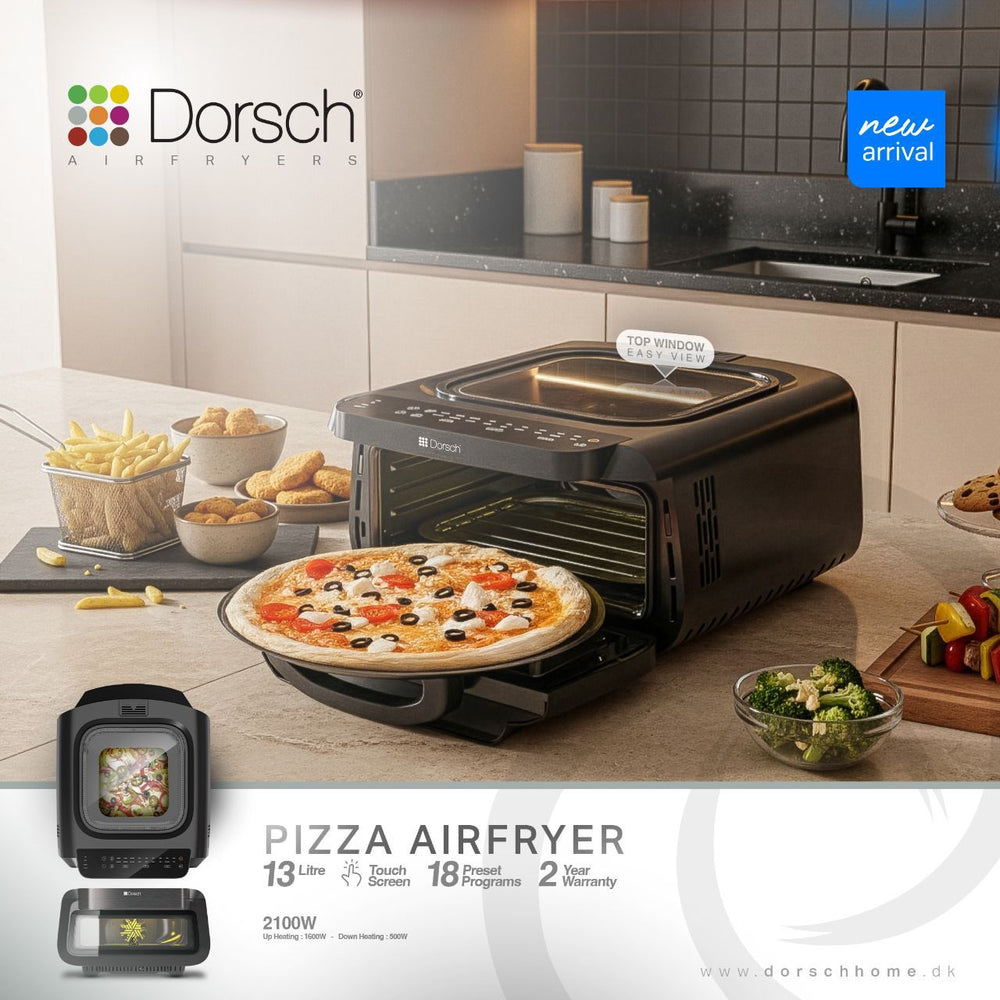 Pizza Air Fryer Digital XXL 13L Top Vision Window AF-110