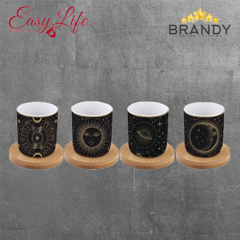 Celestial Espresso Cups Set 4pcs