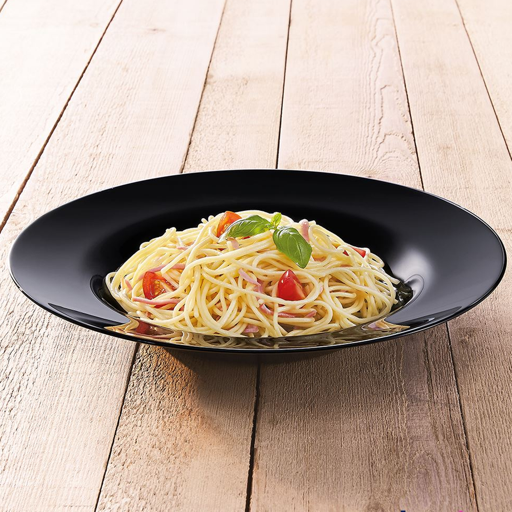 Friend's Time Black Pasta Plate 29cm
