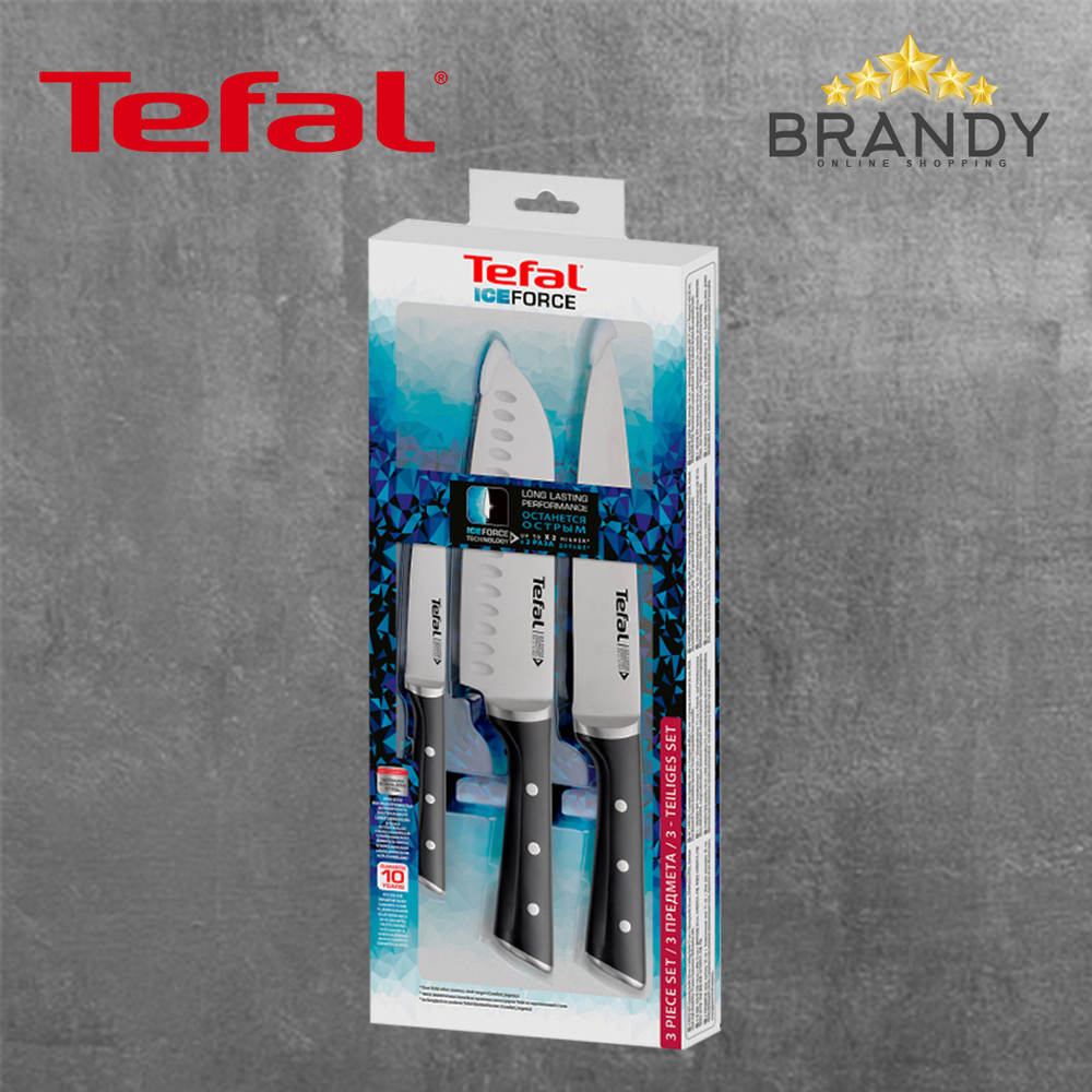 Ice Force Set 3 Knives - Stainless Steel Blades, Ergonomic Handles, Precision Cutting