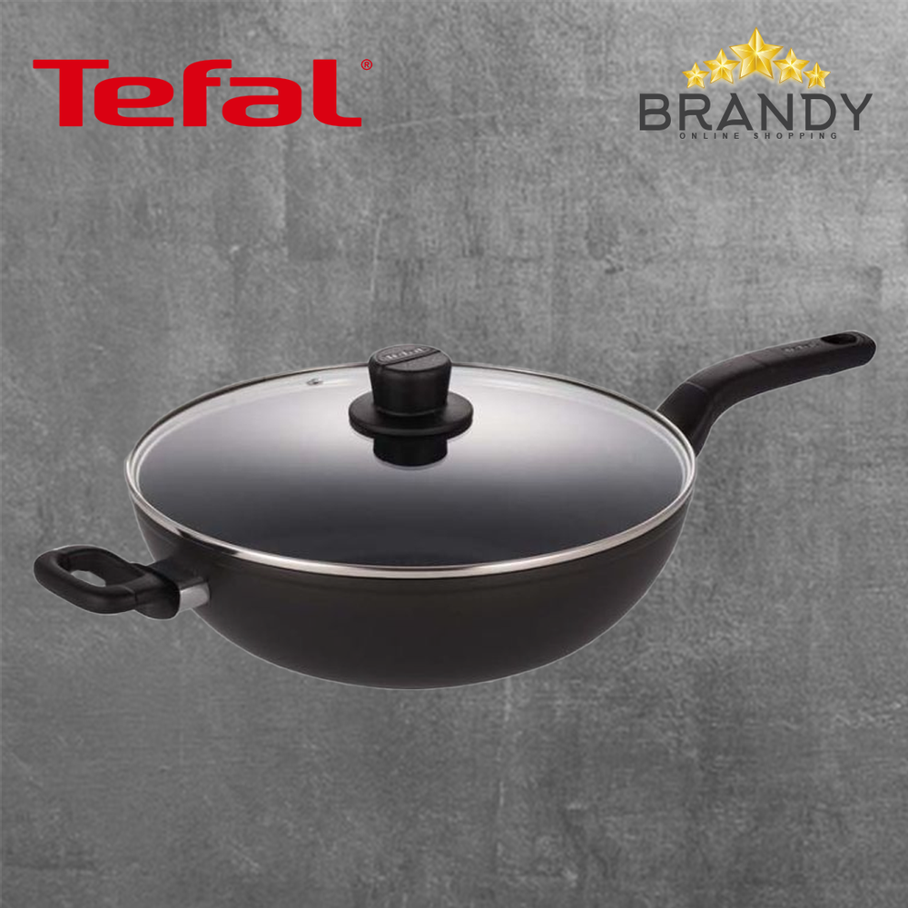 Cook Easy Wok, Aluminum with Titanium Coating, Non-stick, 32cm & 36cm