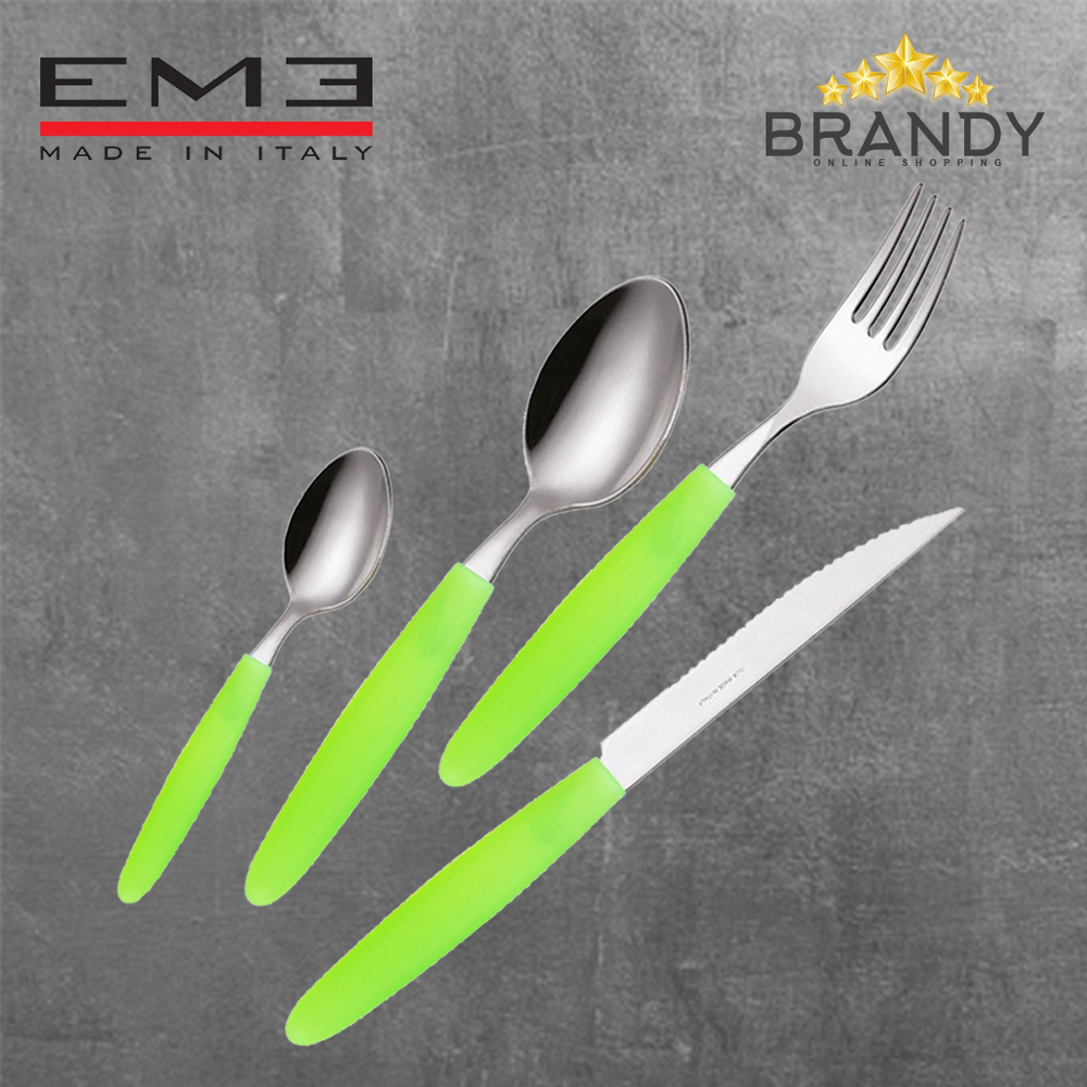 Light Green Cutlery Set 24pcs