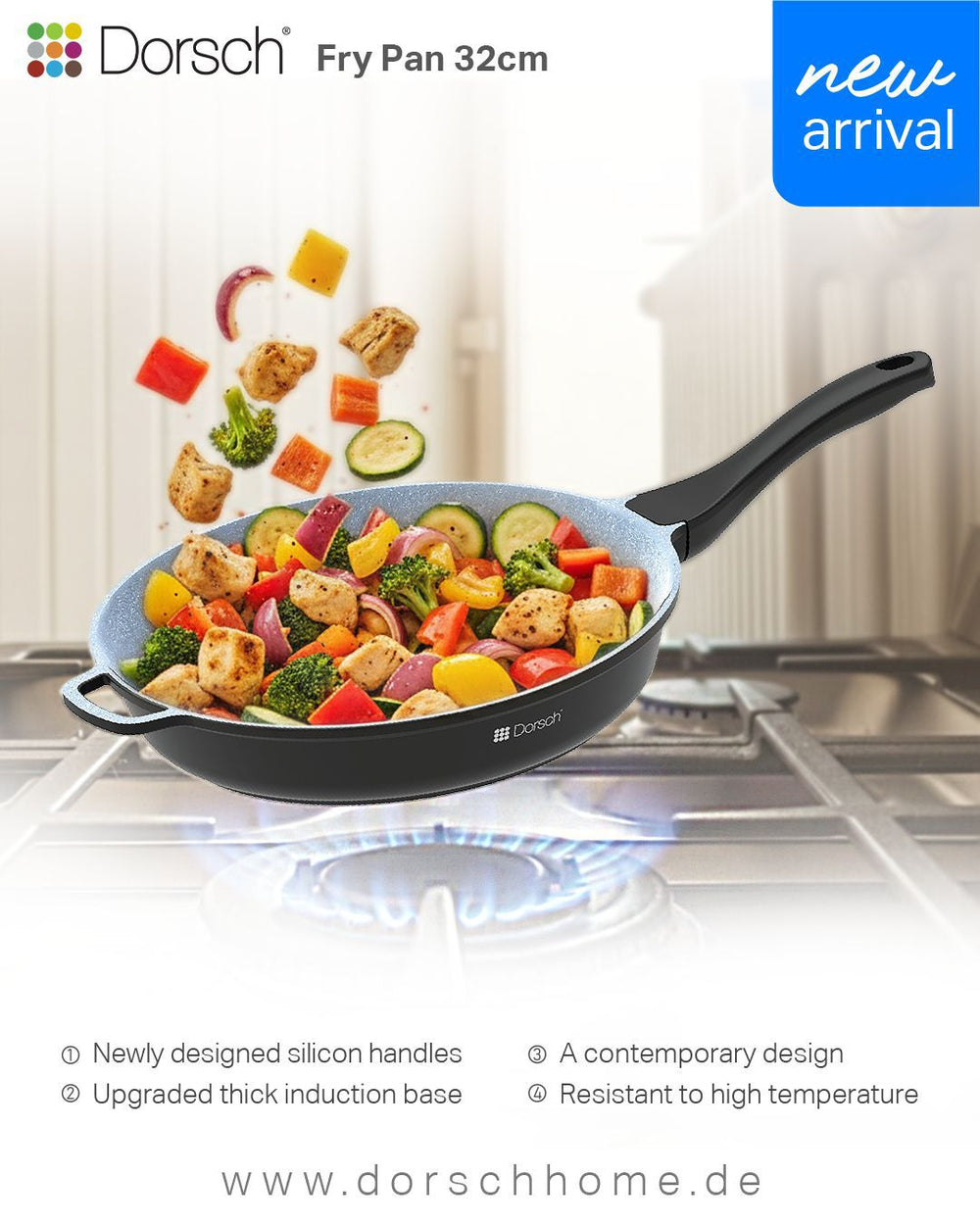 Lifetime Granite Frypan 32cm