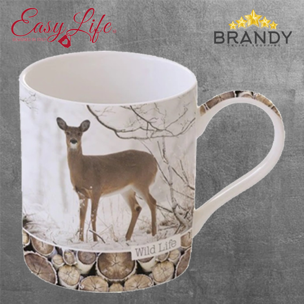 Wild Life Mug Fawn Porcelain 350ml