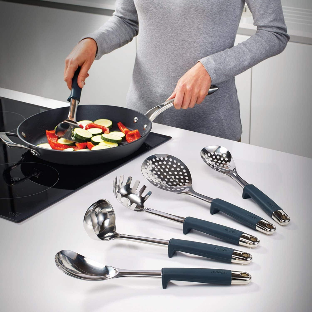 Elevate Steel Utensils Set With Stand
