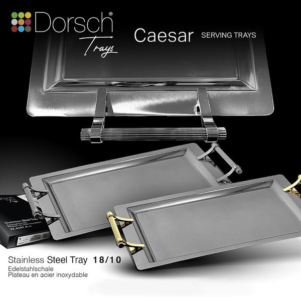 Caesar Serving Tray - Stainless Steel Elegance