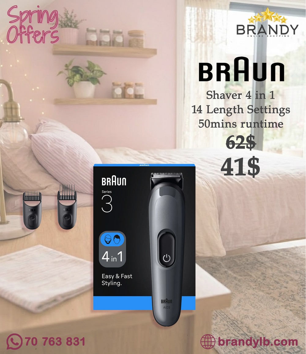 Braun Series 3 AIO3500 All-in-One Trimmer 4-in-1 0.5–21 mm