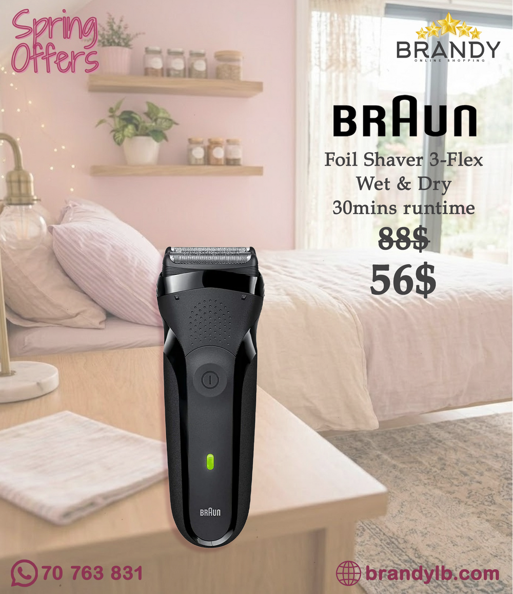 Braun Series 3 300s Electric Foil Shaver 3-Flex Wet & Dry