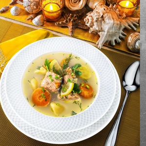 Julia Dinner Set 18pcs Porcelain Plates