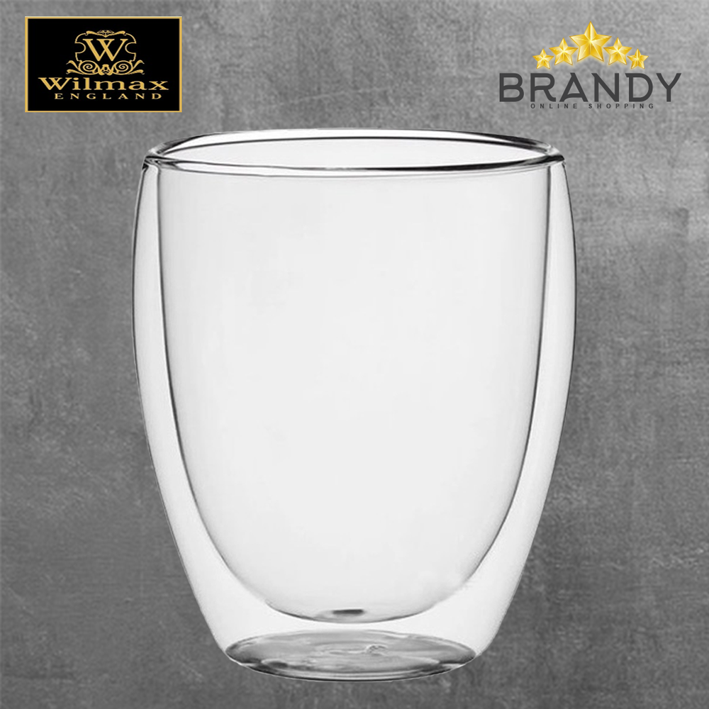Double Glass Tea Cups Set 6pcs