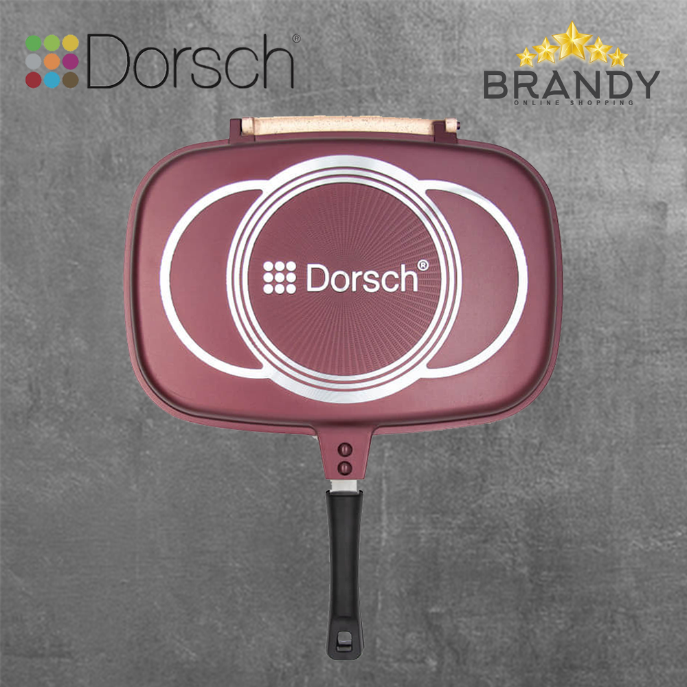 Premium Granite Double Grill - Non-stick, Dishwasher Safe, 30cm/36cm