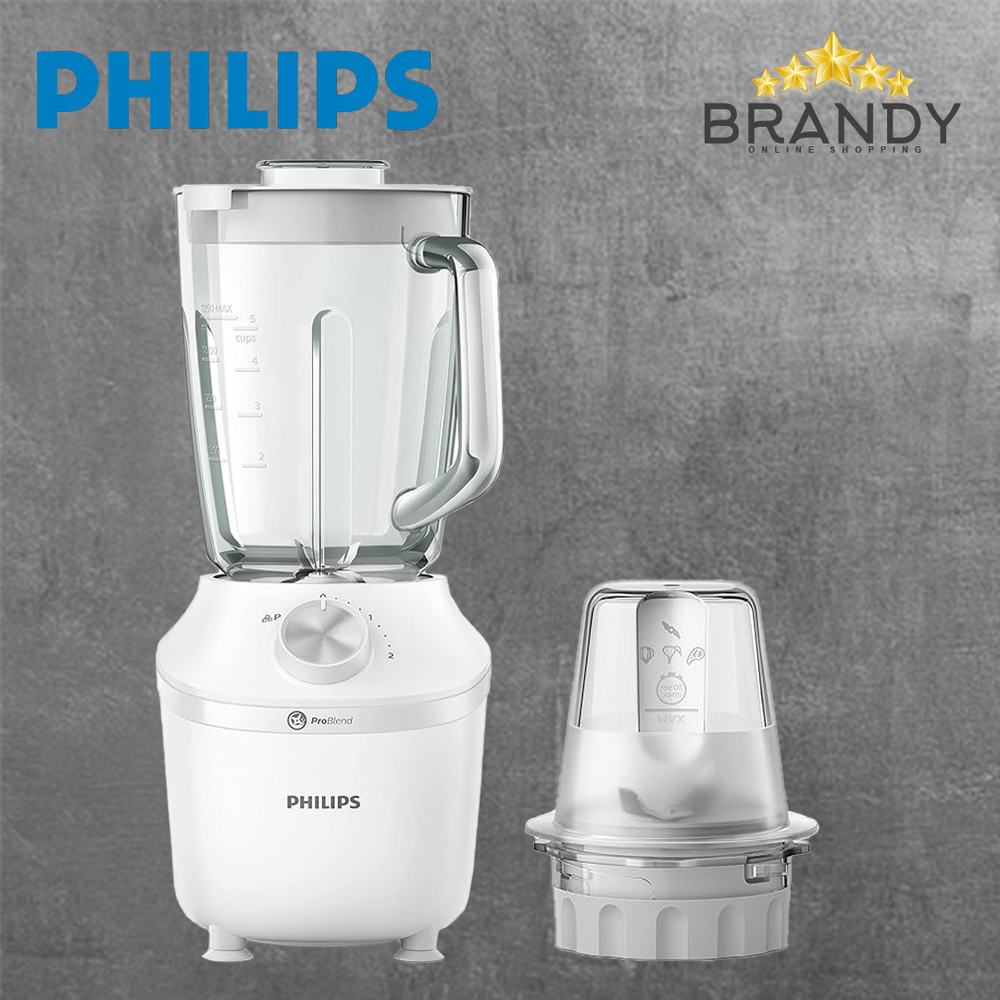 Blender With Mill HR2191 - 600W, 2L Capacity, Ice Crushing