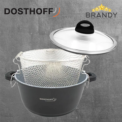 Granite Deep Fryer with Marble Coating