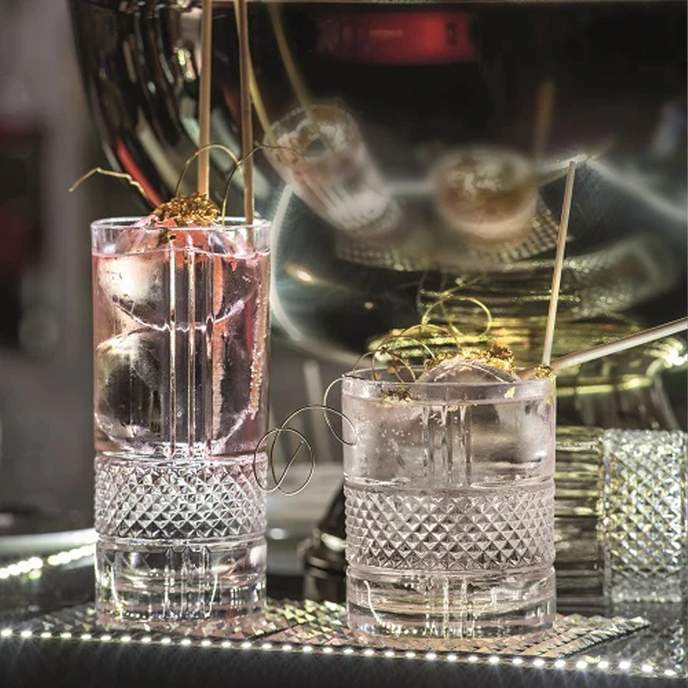 Brillante Long Cups 37cl Set 6pcs
