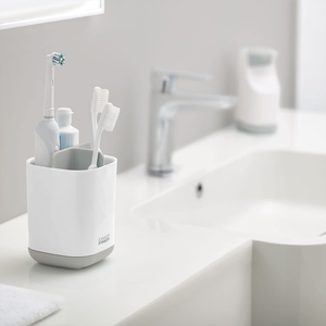 EasyStore Light Grey Toothbrush Holder