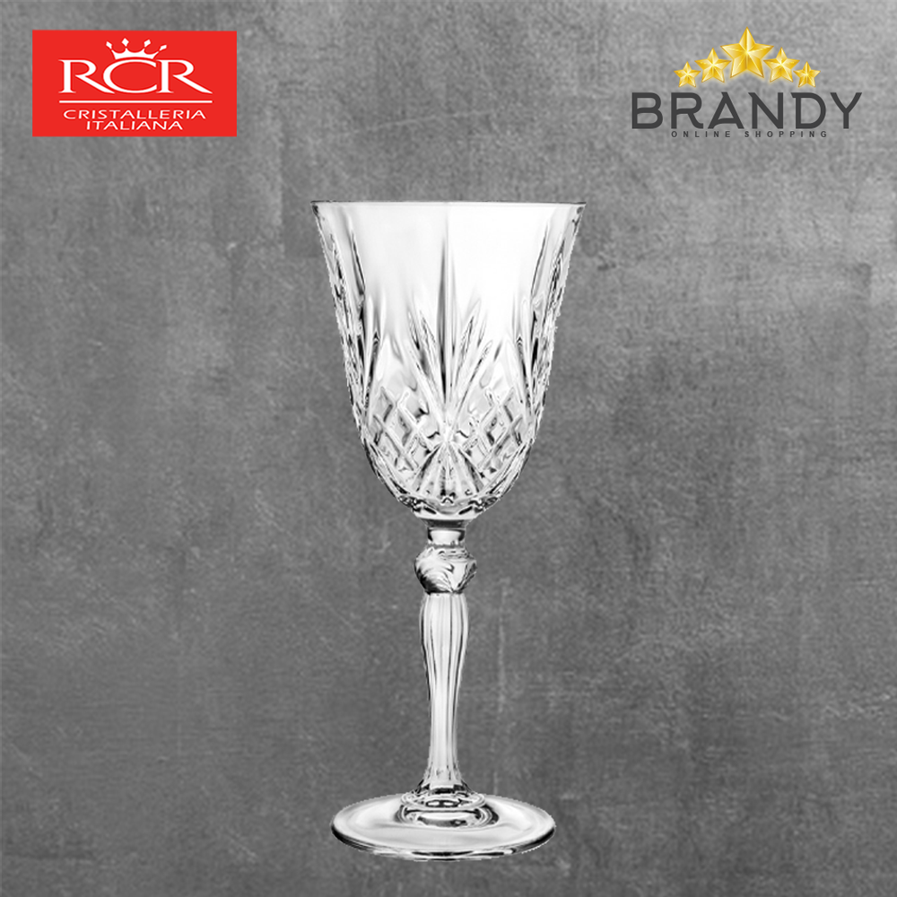 Melodia Wine Glasses Set 6pcs Crystal Glass