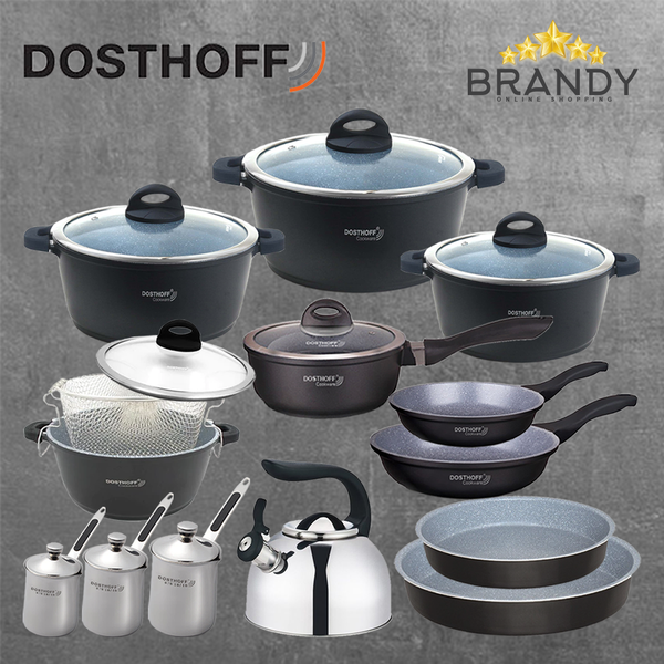 Granite Cookware Set 13pcs Non-Stick & Induction Safe