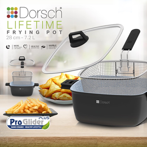 Dorsch Lifetime Granite Deep Fryer 28cm