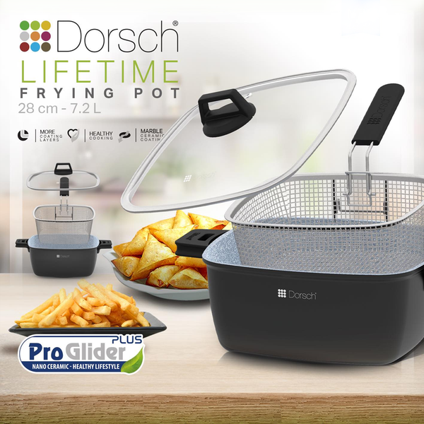 Dorsch Lifetime Granite Deep Fryer 28cm