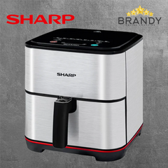 Sharp KF-AF70RT 7L Digital Air Fryer 1650W Touch LED Stainless Steel