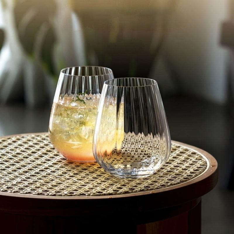 Columba Optic Short Cups Set 6pcs - Crystal Glass, 380ml