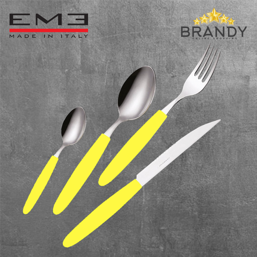 Light Yellow Cutlery Set 24pcs