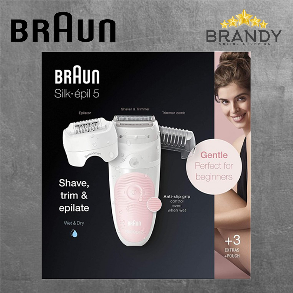 Silk-Epil 5-620 Epilator for Gentle Hair Removal