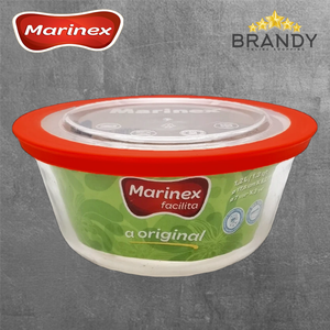 Set 3 Glass Bowls With Covers - Marinex