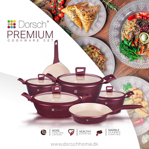 Premium Granite Cookware Set 9pcs