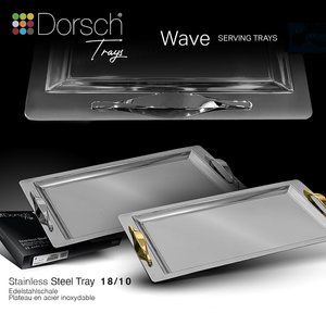 Wave Serving Tray Stainless Steel