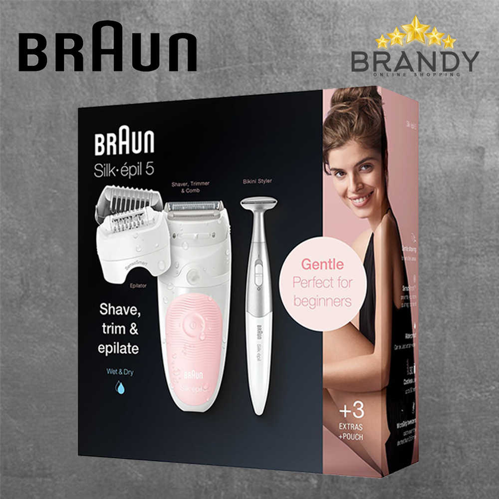 Braun Silk-Epil 5-820 Epilator for Gentle Hair Removal