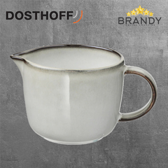 Dosthoff Sandy Grey Porcelain Creamer 10 x 8 cm-1