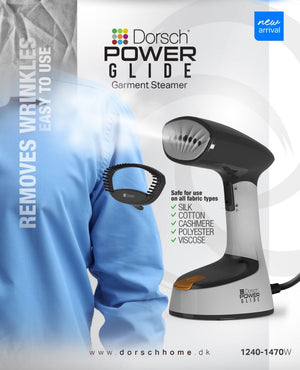 Garment Steamer PowerGlide GS-200 + Free Luminarc Mug